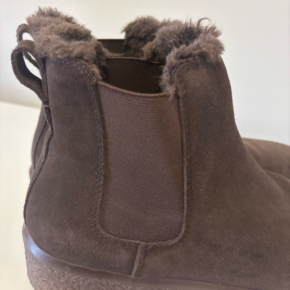 Madewell Chelsea The Toasty Pull On Boots In Suede Women’s Size 9 - Picture 6 of 9